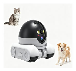 Câmera Móvel Para Animais De Estimação De Lente Dupla Wifi 8