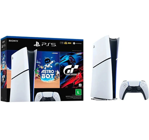 Console PlayStation 5 Slim Digital Pacote ASTRO BOT e Gran Turismo 7 Sony